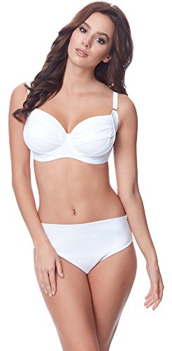 Merry Style Damen Bikini Set P61472W (Weiß, Cup 80 I/Unterteil 40) von Merry Style