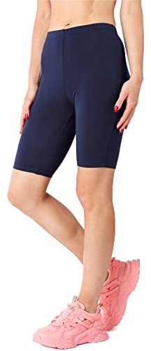 Merry Style Damen Kurze Leggings aus Viskose MS10-414 (Navy, 4XL) von Merry Style