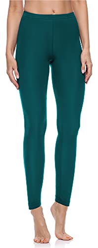 Merry Style Damen Lange Leggings aus Baumwolle MS10-198 (Smaragdgrün, S) von Merry Style