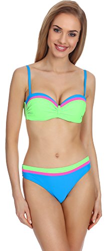 Merry Style Damen Push Up Bikini Set P509-53TSG (Muster-4, Cup 75 D/Unterteil 38) von Merry Style