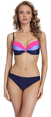 Merry Style Damen Push Up Bikini Set P516-69TSG (Muster-5, Cup 70 D/Unterteil 36) von Merry Style