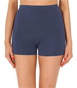 Merry Style Damen Shorts Radlerhose Unterhose Hotpants Kurze Hose Boxershorts aus Baumwolle MS10-358 (Jeans,L) von Merry Style