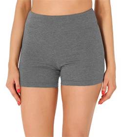Merry Style Damen Shorts Radlerhose Unterhose Hotpants Kurze Hose Boxershorts aus Baumwolle MS10-359 (Mittel Melange,L) von Merry Style