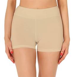 Merry Style Damen Shorts Radlerhose Unterhose Hotpants Kurze Hose Boxershorts aus Baumwolle MS10-359 (Nude, XXL) von Merry Style