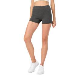 Merry Style Damen Shorts Radlerhose Unterhose Hotpants Kurze Hose Boxershorts aus Baumwolle MS10-392 (Dunkelmelange, XS) von Merry Style