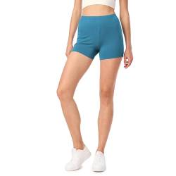 Merry Style Damen Shorts Radlerhose Unterhose Hotpants Kurze Hose Boxershorts aus Baumwolle MS10-392 (Dunkeltürkis, L) von Merry Style