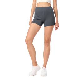 Merry Style Damen Shorts Radlerhose Unterhose Hotpants Kurze Hose Boxershorts aus Baumwolle MS10-392 (Grau, M) von Merry Style