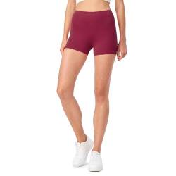 Merry Style Damen Shorts Radlerhose Unterhose Hotpants Kurze Hose Boxershorts aus Baumwolle MS10-392 (Weinrot, 5XL) von Merry Style