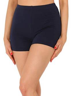 Merry Style Damen Shorts Radlerhose Unterhose Hotpants Kurze Hose Boxershorts aus Viskose MS10-391 (Marineblau, XL) von Merry Style