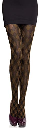 Merry Style Damen blickdichte Strumpfhose MS 317 60 DEN (Cappuccino, M (36-40)) von Merry Style