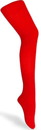 Merry Style Kinder Strumpfhose für Mädchen Microfaser 60 DEN WLSS001 (Rot, 104-110) von Merry Style