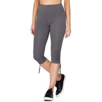 Merry Style Leggings Damen 3/4 Capri-Leggings mit Raffung aus Baumwolle MS10-380 (1-tlg) elastischer Bund von Merry Style