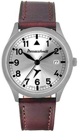 Aristo Herren Messerschmitt Uhr Fliegeruhr ME-381B Leder von Messerschmitt