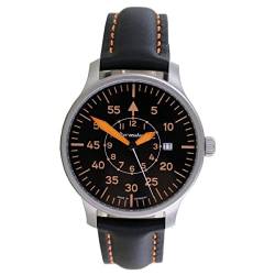 Messerschmitt Herrenuhr Pilot Schwarz/Orange ME-420PL von Messerschmitt