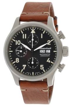 Messerschmitt ME-3H214 Herren-Fliegeruhr Automatik Chronograph mit Lederband von Messerschmitt