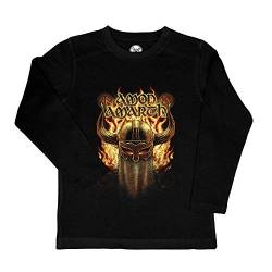 Metal Kids Amon Amarth (Helmet) - Kinder Longsleeve, schwarz, Größe 140 (10-11 Jahre), offizielles Band-Merch von Metal Kids