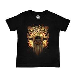 Metal Kids Amon Amarth (Helmet) - Kinder T-Shirt, schwarz, Größe 104 (4-5 Jahre), offizielles Band-Merch von Metal Kids