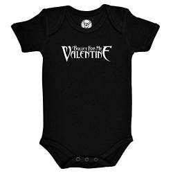 Metal Kids Bullet for My Valentine (Logo) - Baby Body, schwarz, Größe 80/86 (12-24 Monate), offizielles Band-Merch von Metal Kids