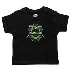 Metal Kids Metallica (Fuel) - Baby T-Shirt, schwarz, Größe 56/62 (0-6 Monate), offizielles Band-Merch von Metal Kids