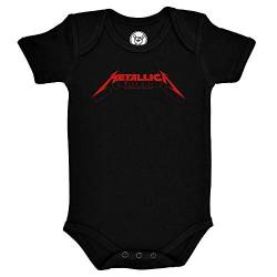 Metal Kids Metallica (Logo) - Baby Body, schwarz, Größe 56/62 (0-6 Monate), offizielles Band-Merch von Metal Kids