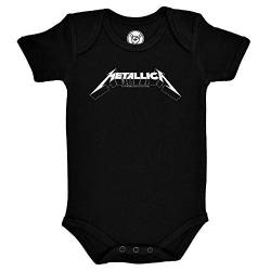 Metal Kids Metallica (Logo) - Baby Body, schwarz, Größe 68/74 (6-12 Monate), offizielles Band-Merch von Metal Kids