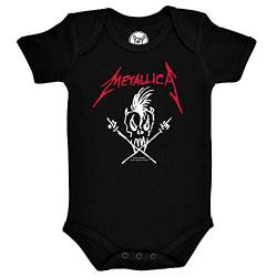 Metal Kids Metallica (Scary Guy) - Baby Body, schwarz, Größe 68/74 (6-12 Monate), offizielles Band-Merch von Metal Kids