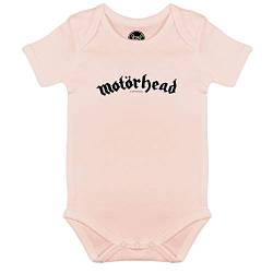 Metal Kids Motörhead (Logo) - Baby Body, Hellrosa, Größe 80/86 (12-24 Monate), offizielles Band-Merch von Metal Kids