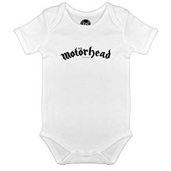 Metal Kids Motörhead (Logo) - Baby Body, weiß, Größe 56/62 (0-6 Monate), offizielles Band-Merch von Metal Kids