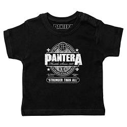 Metal Kids Pantera (Stronger Than All) - Baby T-Shirt, schwarz, Größe 80/86 (12-24 Monate), offizielles Band-Merch von Metal Kids