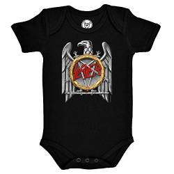 Metal-Kids Slayer (Silver Eagle) - Baby Body Größe 68/74 von Metal-Kids