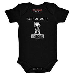 Metal Kids Son of Odin - Baby Body, schwarz, Größe 80/86 (12-24 Monate), 100% Fun von Metal Kids