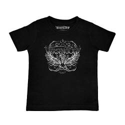 Metal Kids Versengold (Rabe) - Kinder T-Shirt, schwarz, Größe 92 (2-3 Jahre), offizielles Band-Merch von Metal Kids