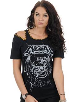 Metal Mulisha - - Damen Main Stage-T-Shirt, Large, Black von Metal Mulisha