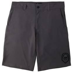 Metal Mulisha Herren Crooked 2 Hybrid Boardshorts Lässige Shorts, Dunkles grau, 58 von Metal Mulisha