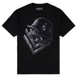 Metal Mulisha Herren Solid T-Shirt, Schwarz, L von Metal Mulisha