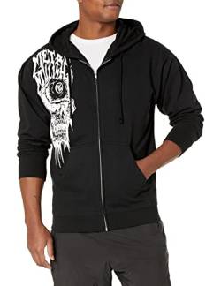 Metal Mulisha Herren Trooper Zip Hoodie, Schwarz, Größe XL, X-Large von Metal Mulisha