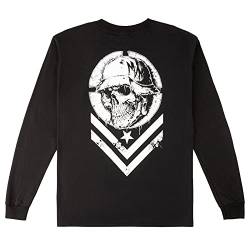 Metal Mulisha Herren Wicked Langarmshirt T-Shirt, Schwarz, XL von Metal Mulisha