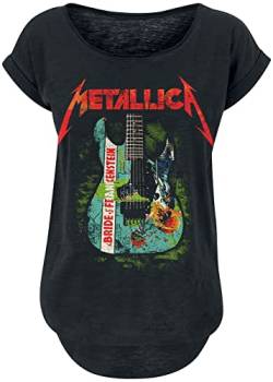 Metallica Bride of Frankenstein Guitar Frauen T-Shirt schwarz M 100% Baumwolle Band-Merch, Bands von Metallica