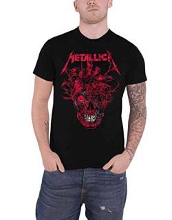 Metallica Heart Skull Männer T-Shirt schwarz L 100% Baumwolle Band-Merch, Bands, Totenköpfe von Metallica