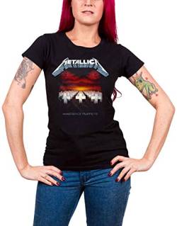 Metallica Master of Puppets Tracks (Black) GirlieTS L von Metallica