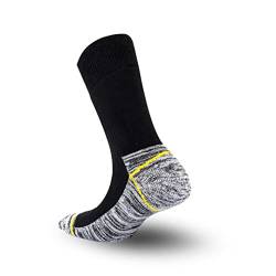 Metrium 10 Paar Herren Arbeitssocken lang. Socken Herren 39-42/43-46 Work Socken langlebig Fusselfrei, Atmungsaktive Extra Stark Frottee Spitzen und Fersen. von Metrium