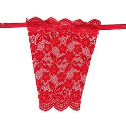 Lady Lace Clip-on Mock Camisole BH Einsatz Overlay Modesty Panel Weste, rot, Einheitsgröße von Metyou