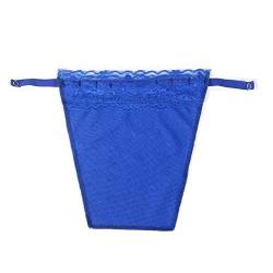 Metyou Spitze Clip-on Mock Camisole BH Einsatz Overlay Modesty Panel Weste, blau, Einheitsgröße von Metyou