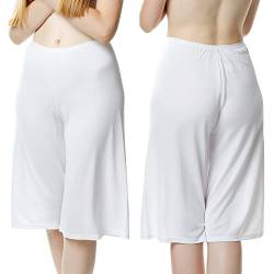 Mewa Glatter Klassische Kurze Hose Tamara, Halbküchen für Damen, Unterrock, Antistatisch 52 Weiß von Mewa
