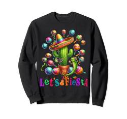 Let's Fiesta Cactus Cinco De Mayo Herren Damen Jungen Mädchen Sweatshirt von Mexican Fiesta Cinco De Mayo Birthday Party Outfit