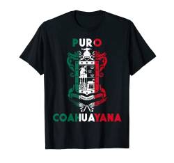Coahuayana Michoacan Mexiko Escudo Y Lema Arte Emblem Merch T-Shirt von Mexican Pride Camisa