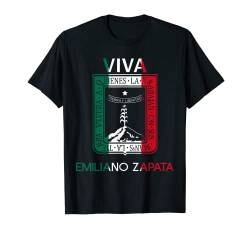 Viva Emiliano Zapata Morelos Estado De Mexico Escudo Adler T-Shirt von Mexican Pride Camisa
