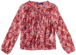 MEXX Mädchen Bluse K1GHB004, Gr. 110/116 (M), Blau/Rot (404) von Mexx