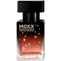 Mexx Black & Gold Limited Edition Woman Eau de Toilette, sinnlich-blumiger Damenduft, 15ml von Mexx