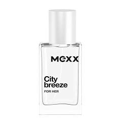 Mexx City Breeze For Her, Eau de Parfum Natural Spray, fruchtig-blumiges Damen Parfüm für den Sommer, 1er Pack (1 x 15ml) von Mexx